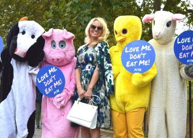 Pamela Anderson Wants You to Love Animals, Not Eat Them