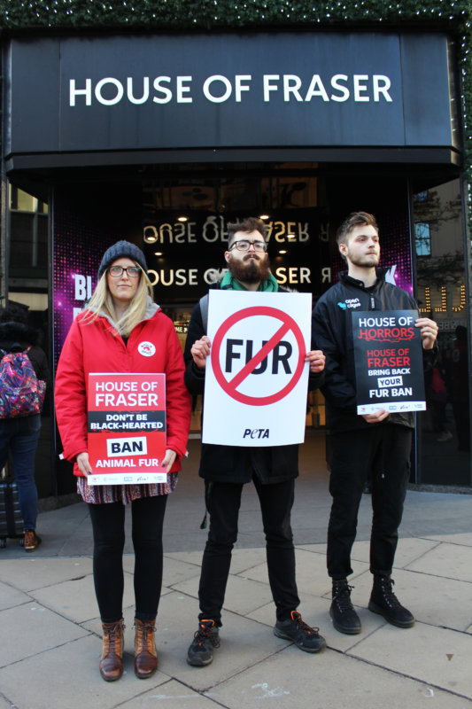 Fur-Free Friday: PETA Supporters Descend on Canada Goose and House of ...